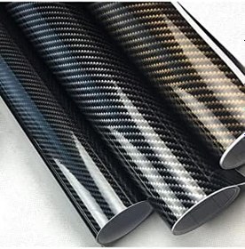Resim KRCDİJİTAL 6d Siyah Karbon Folyo 152cm X 2mt Hava Kanallı SİYAH krcNM68 