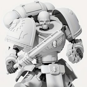 Resim Montaj, Skullcrusher İskelet Şövalyesi 40K Ekstrem Savaşçı DIY Boyanabilir 3D Baskılı Terminatör, Mükemmel Masaüstü Sergileme Parçası, Aksiyon Figür Tutkunları İçin Hediye 