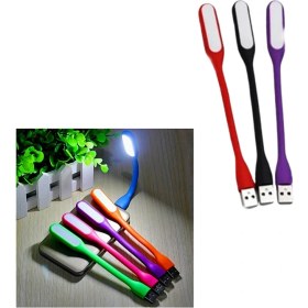 Resim Taşınabilir Esnek USB LED Işık Lambası 3 Adet Dizüstü Bilgisayar Mini USB LED Kitap Okuma Lambası 