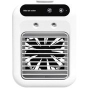 Resim Taşınabilir Klima, Kişisel Mini Hava Soğutucu, Büyük Su Tanklı Buharlaştırıcı Hava Soğutucu Masaüstü Soğutma Fanı E9l0a1 Renkli 