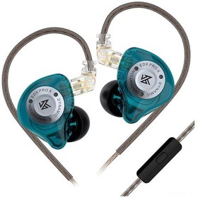 Resim Jeemson Kz Edx Pro X Kulak İçi Sahne Kulaklığı: Çift Manyetik Devre Dinamik Ünite, Şok Bass, Ergonomik Tasarım, Mikrofonlu Mavi EDX Pro X 