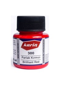 Resim Hat Mürekkebi-kaligrafi Mürekkebi-akrilik Mürekkep Parlak Kırmızı 300-45ml Çok Renkli 