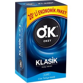 Resim Okey Klasik Ekonomik Prezervatif 20'li 
