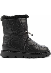 Resim Siyah Hakiki Deri Kadın Bot & Bootie K02410060203 Siyah 