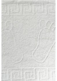 Resim 10 Lu Otel Ayak Havlusu Bukle Ayak İzli 50x70 Cm Beyaz 12/1 Avs 200 Gr Beyaz 