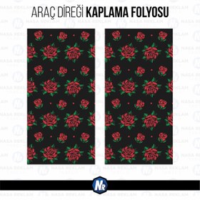 Resim Nasa Reklam Araç Kapı Direği Kaplama Folyosu 2'li Set 50x25 cm M15 