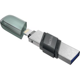 Resim Sandisk Ixpand Flash Drive 64 Gb Type A + Lightning Taşınabilir Usb Bellek Gri 