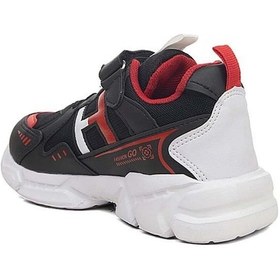 Resim Jagulep Kids Nkt-01 Ft Çocuk Siyah-Kırmızı Günlük Spor Ayakkabı 