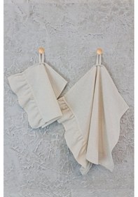 Resim Kurulama Bezi Fırfırlı Retro 2 Li Krem 