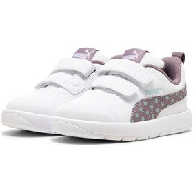 Resim Puma Courtflex V3 Dotty V Inf Çocuk Günlük Ayakkabı 398759-06 Beyaz 