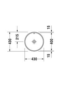 Resim Duravit Archıtec Lavabo 400 MM Cap 0468400000 