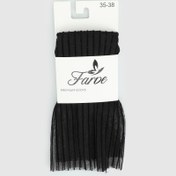 Resim Siyah Farve FRV13 Çizgili Tül Siyah 