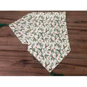 Resim Yeşil Yapraklı Kokina Desenli Runner Çok Renkli 