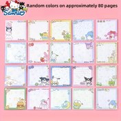 Resim 40 Adet/80 Adet Sanrio Kuromi Melody Yapışkan Not Kağıtları - Renkli Dekoratif Çıkartmalı Sevimli Kare Not Defterleri, Ofis, Okul ve Planlayıcılar İçin Mükemmel, Not Tutma Tutkunları İçin Olmazsa Olmaz Kırtasiye Aksesuarı 