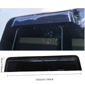 Resim Cordial Rv Pencere Yağmurluk Örtüsü, 3 Boyut, Pvc Malzeme, Kolay Kurulum, Siyah 41.34 İnç Siyah 