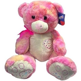 Resim Halley Peluş Ayı Oturan 35 Cm 25569 Pembe Çok Renkli 