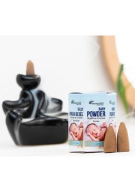 Resim Aromatika Bebek Pudrası Aromalı Geri Akışlı Şelale Tütsü 