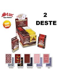 Resim A-30 Oyun Kağıdı Premium Plastik Star 