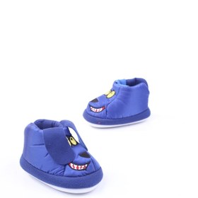Resim Dr. Terlik Dr Terlik 689 Erkek Çocuk Lacivert Emoji Desenli Ev-Halı Ayakkabısı 
