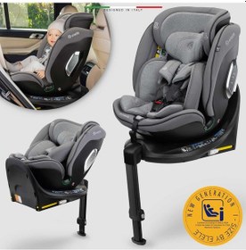 Resim Elele Stradafix 360 Dönen I-size Oto Koltuğu İsofix 40-150 Cm 0-36 Kg Gri 