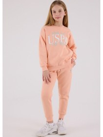 Resim U.S. Polo Assn. U.s. Polo Assn Kız Çocuk Turuncu Eşofman Takımı Us2316-c-v2 Turuncu 