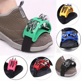 Resim 1 adet Eliptik Davul Arkadaş El Ayak Çan Davul Müzik Eğitici Tambourine Vurmalı Çalgılar KTV Partisi için 