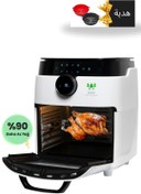 Resim Wiami Air Fryer 12 Litre Siyah Oven Akıllı Fritöz+ Pişirme Kabı 