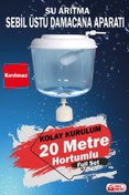 Resim Kırılmaz Tanklı Sebil Üstü Aparatı -8 Litre Hazneli (20 Metre Hortumlu) Sulook