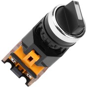 Resim Aubyhe La38-20x3 3 Pozisyonlu Kendini Kilitleyen Seçim Anahtarı, 10a 220/380v, Elektromanyetik Starter Ve Devrelerde Uzaktan Kontrol 