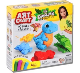 Resim Renas Store 3D Dinozor Oyun Hamuru Seti 