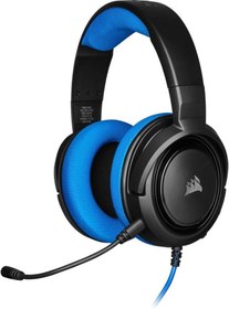 Resim Corsair HS35 CA-9011196-EU Mavi Kablolu Kulak Üstü Oyuncu Kulaklığı Teşhir 