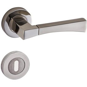 Resim Doğanlar Simge Lüx Rozetli Kapı Kolu Nikel Saten (324199852) 