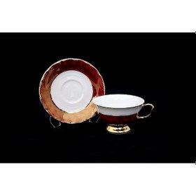 Resim Epıag Lıstr Purpurlem Çay Takımı 12 Parça Kırmızı 
