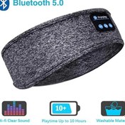 Resim Genel Markalar Kablosuz Bluetooth Bandana Kulaklık Uyku Bandı Spor Müzik Telefon Blutut Egzersiz Moda Göz Maskesi 