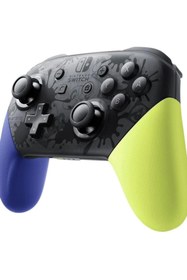 Resim Nintendo Switch Pro Controller Splatoon 3 Edition Kablosuz Oyun Kolu Pc Uyumlu 