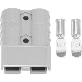 Resim Crackedice Anderson Stil Fiş Konnektörleri 50a 600v Terminalleri Fişleri Gri 