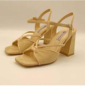 Resim Aster Bej Topuklu Sandalet Bej 
