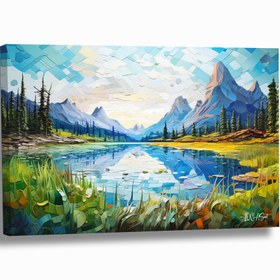 Resim Panoramik Manzara - 90x60 