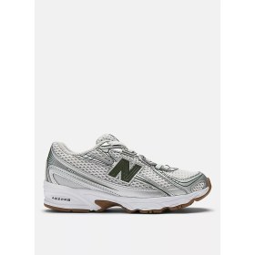 Resim New Balance Beyaz - Yeşil Erkek Çocuk Yürüyüş Ayakkabısı 740 PZ740SF-NB Lifestyle Pre-School 