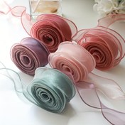 Resim 1 adet 10 numara balık kuyruğu iplik rulosu, DIY çiçek düzenlemesi, buket bağlama, pasta kutusu ve hediye paketleme, mücevher yapım sergileme ve paketleme malzemeleri, boncuk ve mücevher yapımı için kullanılır 
