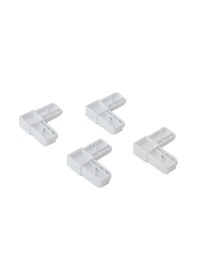 Resim Sineklik Köşe Takozu 17X25Mm Beyaz - 4 Adet 