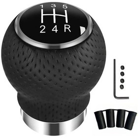 Resim Lumaworld 5 İleri Manuel Vites Topuzu, Evrensel Otomobil Vites Kolu, Shift Knob Kapak 