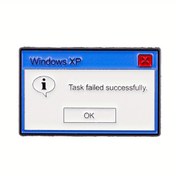 Resim 1 adet JUDODUCK Emaye Pin - Sevimli Windows XP Hata Mesajı Yaka Badji, Çinko Alaşımlı, Erkek Giysileri, Sırt Çantaları ve Moda Aksesuarları için İdeal, Sırt Çantası Aksesuarı | Retro Tarz Pin | Dayanıklı Emaye Pin, Sevimli Pinler 