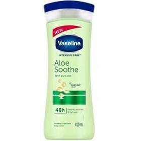 Resim Vaseline Vücut Losyonu Aloe Soothe Aloe Vera Özlü 400 ml 