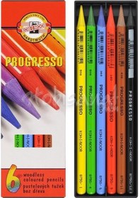 Resim Koh-I-Noor Progresso Kuru Boya Kalemi 6Lı Set 