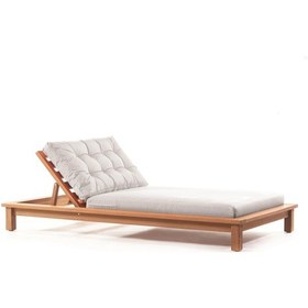 Resim Nuano Consept Vera 120 Şezlong - Minderli - Kahverengi 