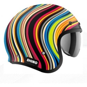 Resim Shiro Jc.Dallas Retrobow Açık Kask 