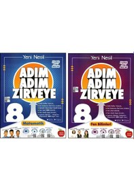 Resim Newton 8. Sınıf Lgs Matematik + Fen Adım Adım Zirveye Soru Banka 