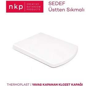 Resim FİBAFLEX Nkp Sedef Amartisörlü Klozet Kapağı 