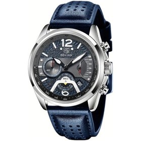 Resim Fochsia Benyar Çok Amaçlı Mavi Kuvars Kol Saati: Şık Spor Takvimli Mükemmel Hediye Diğer 